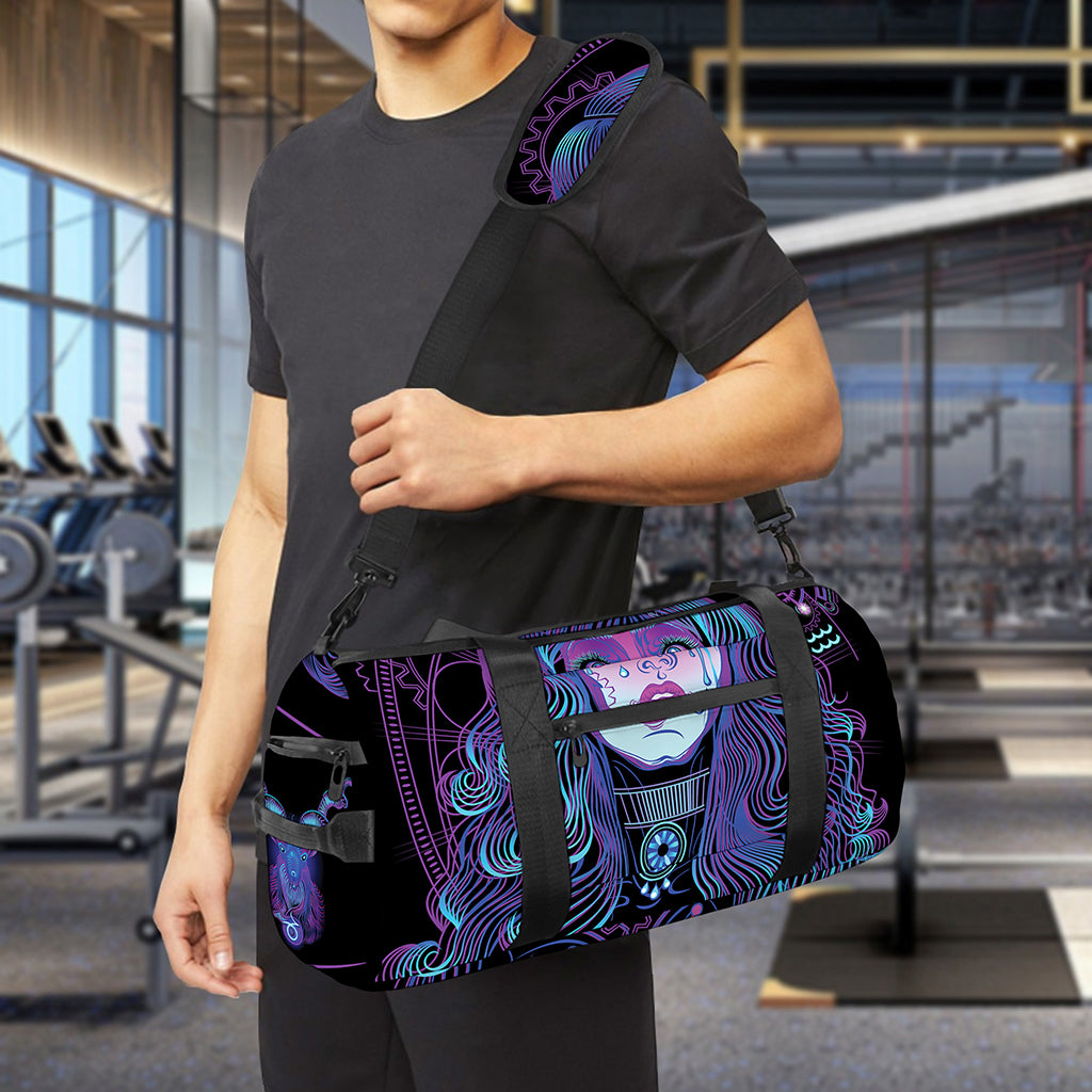 Aquarius And Astrological Signs Print Gym Bag