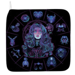 Aquarius And Astrological Signs Print Hand Towel