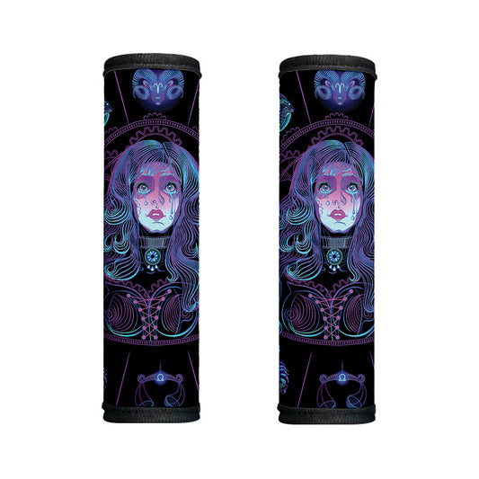 Aquarius And Astrological Signs Print Handle Covers
