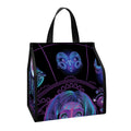 Aquarius And Astrological Signs Print Insulated Lunch Tote