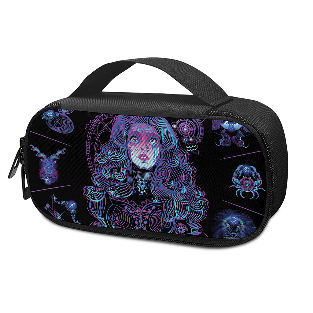 Aquarius And Astrological Signs Print Insulin Cooler Travel Case