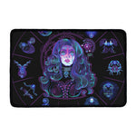 Aquarius And Astrological Signs Print Kitchen Mat