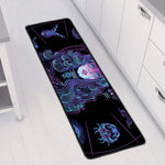 Aquarius And Astrological Signs Print Long Kitchen Mat