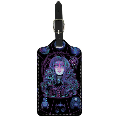 Aquarius And Astrological Signs Print Luggage Tag