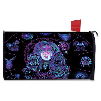 Aquarius And Astrological Signs Print Mailbox Cover