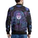 Aquarius And Astrological Signs Print Men's Bomber Jacket