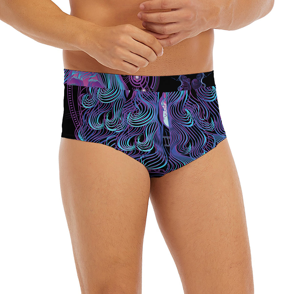 Aquarius And Astrological Signs Print Men's Briefs