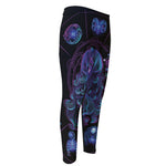 Aquarius And Astrological Signs Print Men's Compression Pants