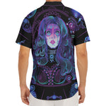 Aquarius And Astrological Signs Print Men's Deep V-Neck Shirt