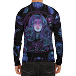 Aquarius And Astrological Signs Print Men's Long Sleeve Rash Guard