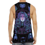 Aquarius And Astrological Signs Print Men's Muscle Tank Top