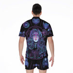 Aquarius And Astrological Signs Print Men's Rompers