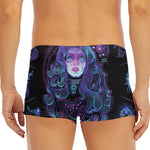 Aquarius And Astrological Signs Print Men's Short Boxer Briefs