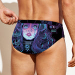 Aquarius And Astrological Signs Print Men's Swim Briefs