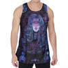 Aquarius And Astrological Signs Print Men's Velvet Tank Top