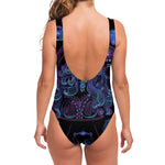 Aquarius And Astrological Signs Print One Piece Swimsuit