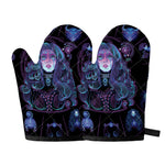 Aquarius And Astrological Signs Print Oven Mitts