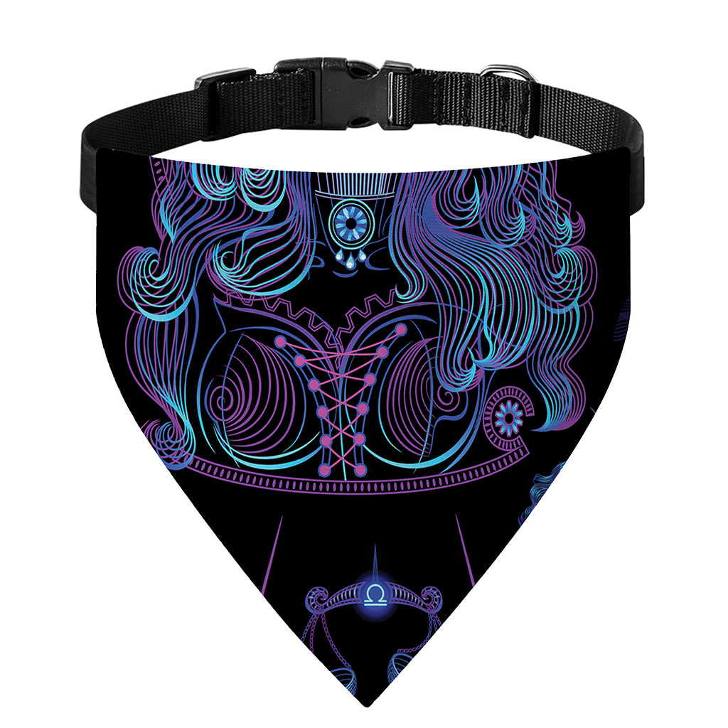 Aquarius And Astrological Signs Print Over The Collar Dog Bandana