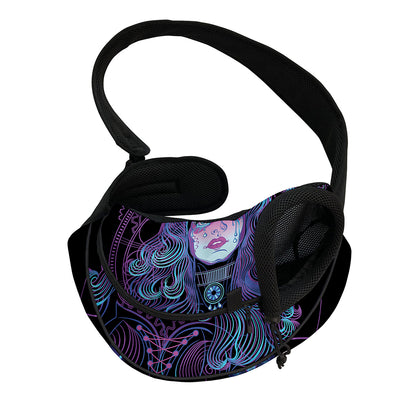 Aquarius And Astrological Signs Print Pet Sling Carrier
