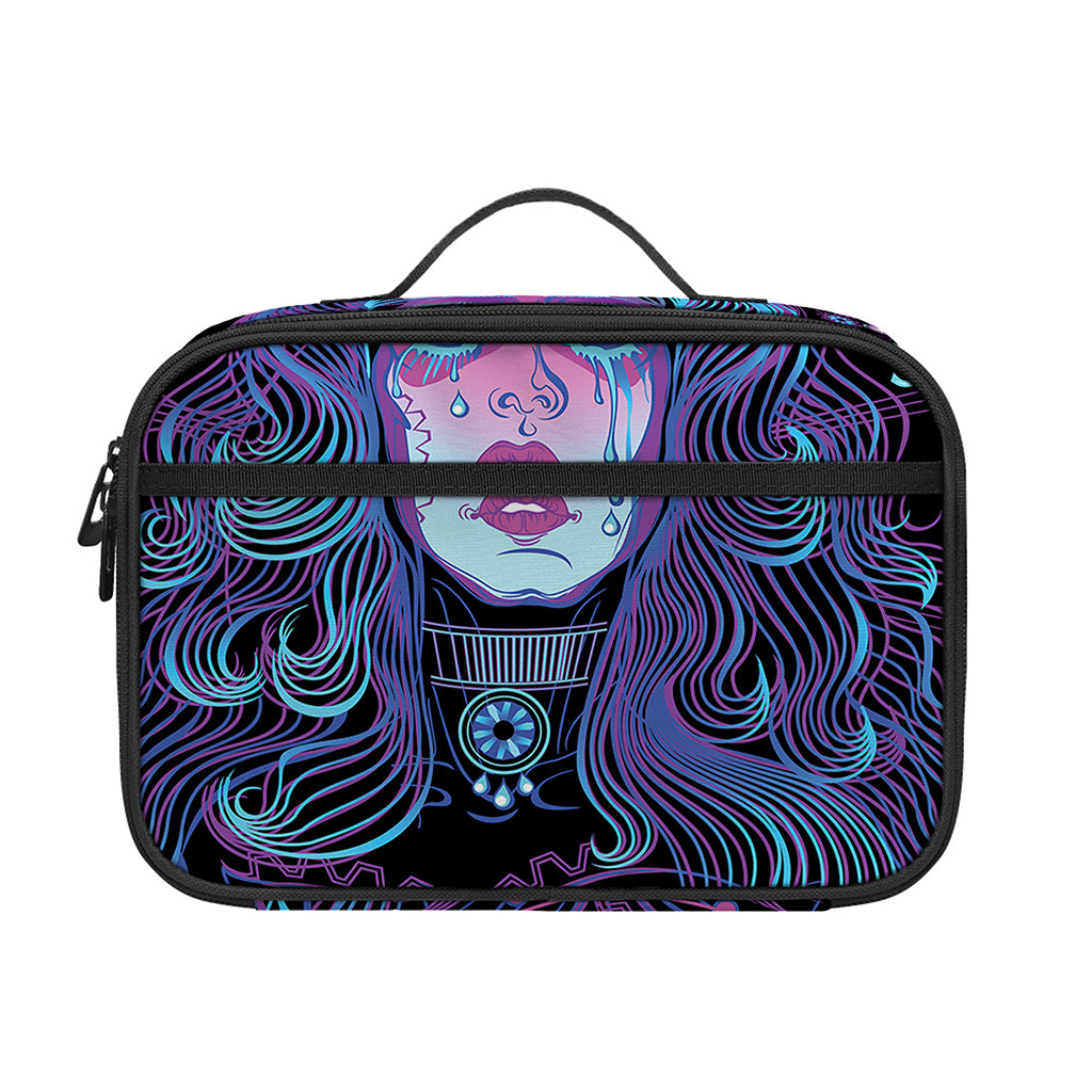 Aquarius And Astrological Signs Print Portable Lunch Bag