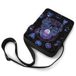 Aquarius And Astrological Signs Print Rectangular Crossbody Bag