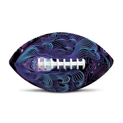 Aquarius And Astrological Signs Print Rugby Ball