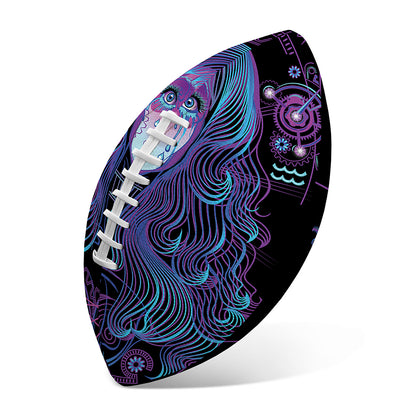 Aquarius And Astrological Signs Print Rugby Ball