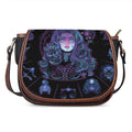 Aquarius And Astrological Signs Print Saddle Bag