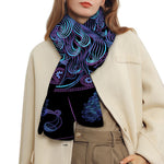 Aquarius And Astrological Signs Print Scarf