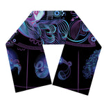 Aquarius And Astrological Signs Print Scarf