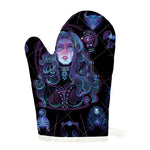Aquarius And Astrological Signs Print Single Oven Mitt