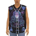 Aquarius And Astrological Signs Print Sleeveless Baseball Jersey