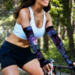 Aquarius And Astrological Signs Print Sun Protection Arm Sleeves