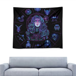 Aquarius And Astrological Signs Print Tapestry