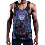 Aquarius And Astrological Signs Print Training Tank Top