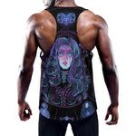 Aquarius And Astrological Signs Print Training Tank Top