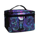 Aquarius And Astrological Signs Print Travel Makeup Bag