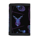 Aquarius And Astrological Signs Print Trifold Wallet