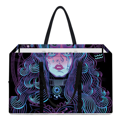 Aquarius And Astrological Signs Print Utility Tote Bag