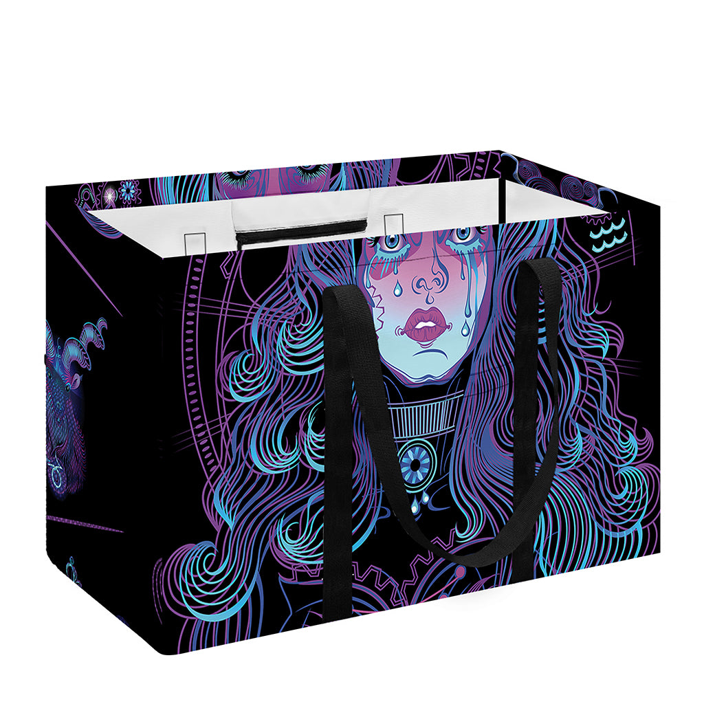 Aquarius And Astrological Signs Print Utility Tote Bag