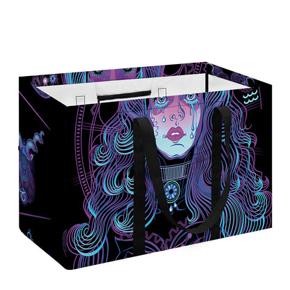 Aquarius And Astrological Signs Print Utility Tote Bag