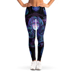 Aquarius And Astrological Signs Print Women's Leggings