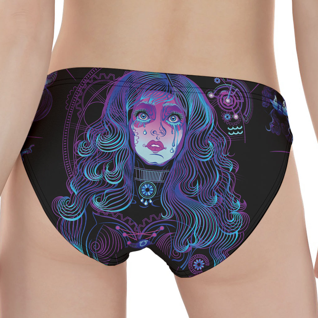 Aquarius And Astrological Signs Print Women's Panties