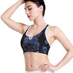 Aquarius And Astrological Signs Print Women's Sports Bra