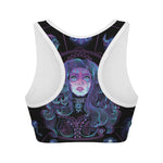 Aquarius And Astrological Signs Print Women's Sports Bra