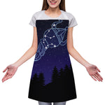 Aquarius Constellation Print Adjustable Apron