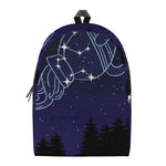 Aquarius Constellation Print Backpack