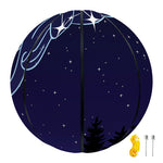 Aquarius Constellation Print Basketball