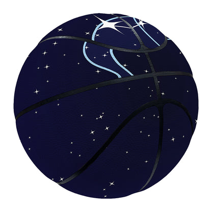 Aquarius Constellation Print Basketball