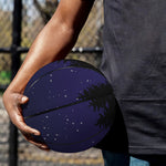 Aquarius Constellation Print Basketball
